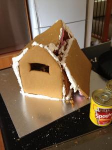 How not to make a gingerbread house 101